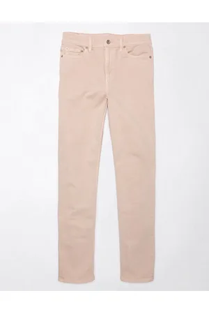 American Eagle Outfitters Stretch Super High-Waisted Straight Jean Women