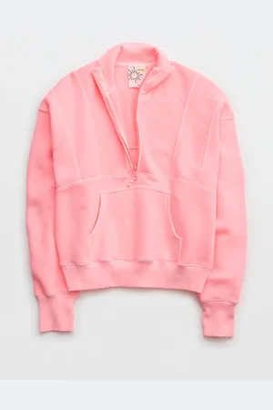 OFFLINE By Aerie Cloud Fleece Quarter Zip Sweatshirt