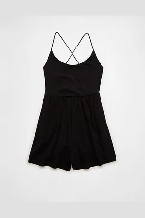 American Eagle Outfitters Strappy Knit Romper Women