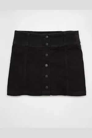 American Eagle Outfitters High-Waisted A-Line Corduroy Mini Skirt Women