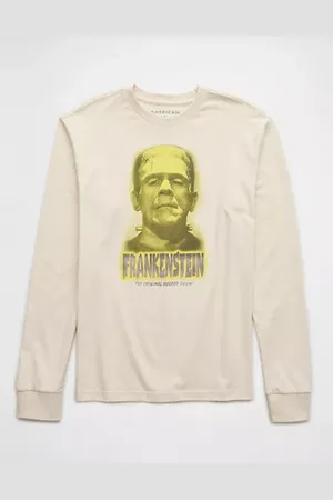 American Eagle Outfitters Frankenstein Long-Sleeve Graphic T-Shirt Men