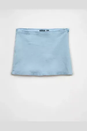 American Eagle Outfitters Next Level Low-Rise Denim Micro Skort Women