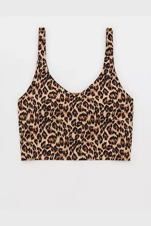 Offline By Aerie Real Me Low Key Longline Sports Bra Women