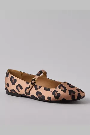American Eagle Outfitters Leopard Mary Jane Flat Women