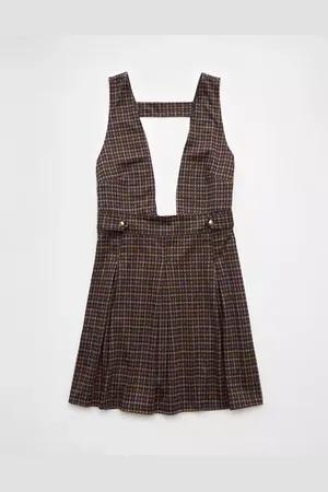 American Eagle Outfitters It Knit Pinafore Mini Dress Women