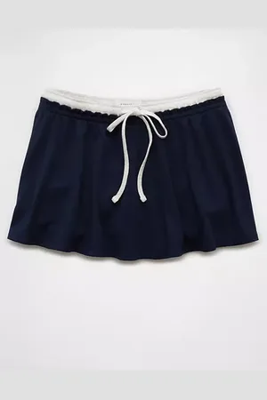 American Eagle Outfitters High-Waisted Knit Mini Skort Women