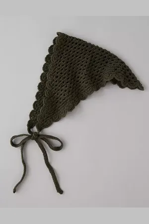 American Eagle Outfitters Crochet Bandana Headband Women