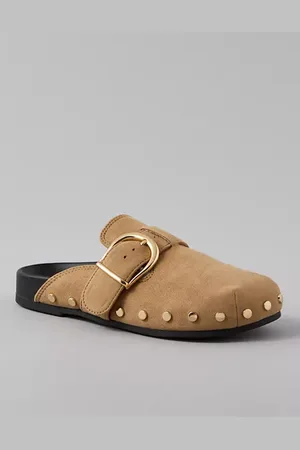 American Eagle Outfitters Studded Buckle Clog Women