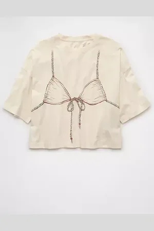 American Eagle Outfitters Boxy Bikini Graphic T-Shirt Women