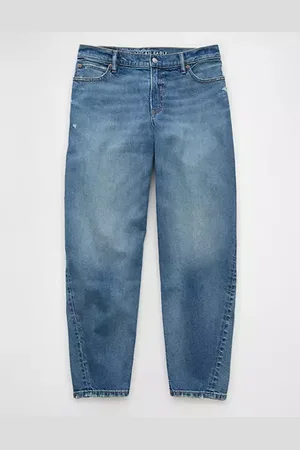 American Eagle Outfitters Strigid Low-Rise Baggy Barrel Jean Women