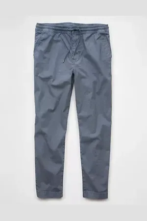 American Eagle Outfitters Flex Linen-Blend Athletic Fit Pull-On Pant Men