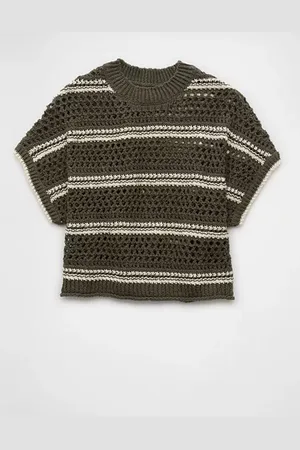 American Eagle Outfitters Cropped Sweater T-Shirt Women