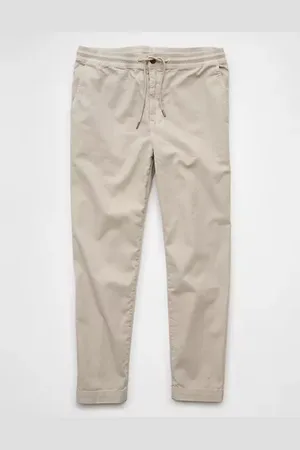 American Eagle Outfitters Flex Linen-Blend Athletic Fit Pull-On Pant Men