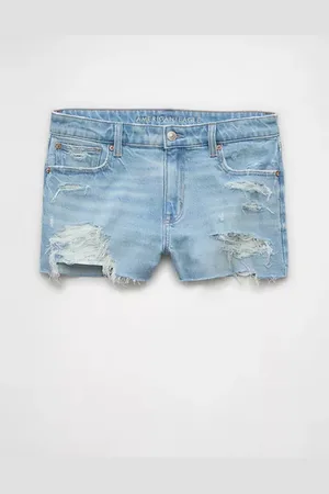 American Eagle Outfitters Stretch Ripped Denim Perfect Shortie Women