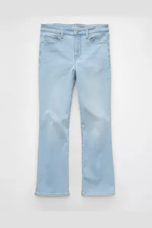 American Eagle Outfitters Next Level High-Waisted Kick Bootcut Crop Jean Women