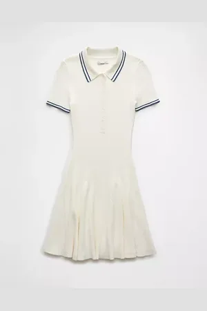 American Eagle Outfitters Short-Sleeve Polo Mini Dress Women