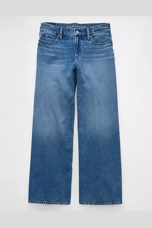 American Eagle Outfitters Strigid Low-Rise Ultra Wide-Leg Jean Women
