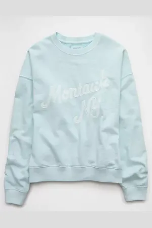 American Eagle Outfitters Relaxed Fit Destination Graphic Sweatshirt Women