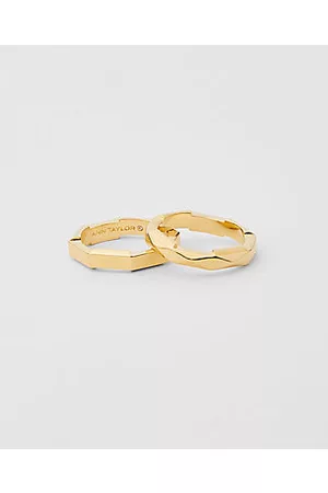 ANN TAYLOR Faceted Ring Set