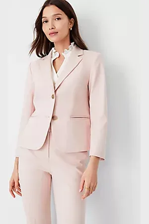 The Petite Cutaway Blazer in Bi-Stretch