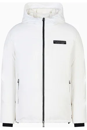 Armani Sustainability Values water-repellent jacket in shiny