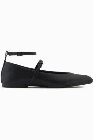 Armani Exchange Pointed toe ballerinas with two straps