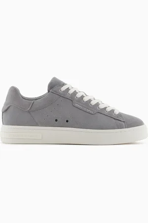 Armani Exchange Leather sneakers with logo