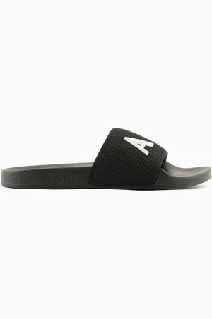 Armani Exchange Slider slippers with logo