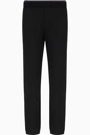 Armani Exchange Soft yarn jogger pants with logo