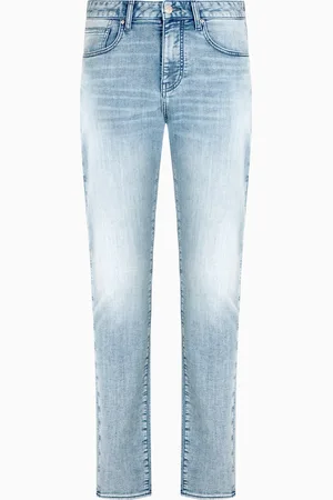 Armani Exchange J14 skinny fit jeans in stone washed cotton denim
