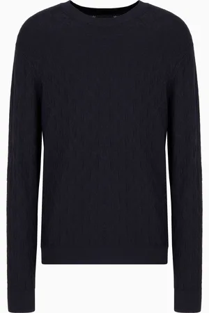 Armani Exchange ASV Tone-on-tone Logo Crewneck Sweater
