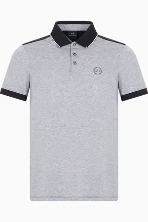 Armani Exchange Cotton polo with contrasting details