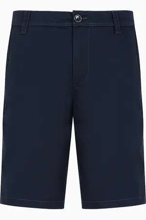 Armani Exchange Bermuda shorts in satin stretch fabric