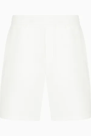 Armani Exchange Bonded cotton Bermuda shorts