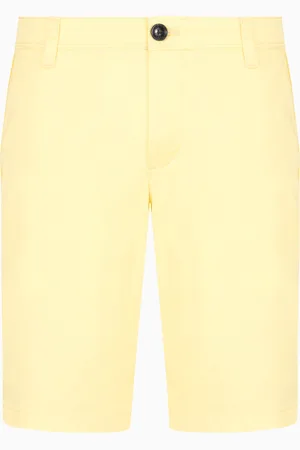 Armani Exchange Bermuda shorts in satin stretch fabric