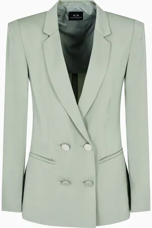 Armani Exchange ASV fabric double-breasted jacket