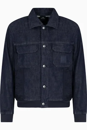 Armani Exchange Stretch cotton denim jacket