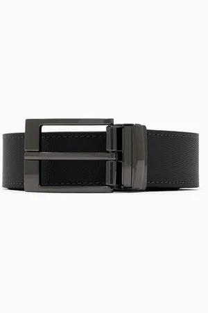 Armani Exchange Coated leather belt