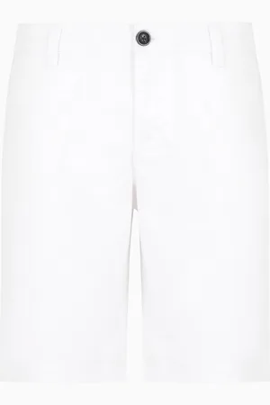 Armani Exchange Bermuda shorts in satin stretch fabric
