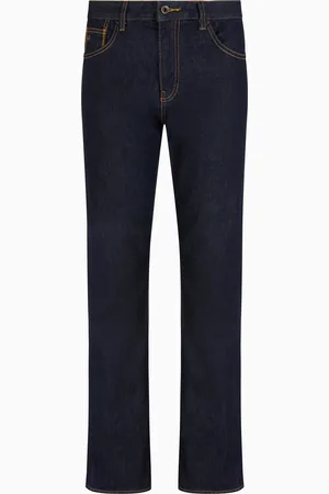 Armani Exchange J13 slim fit jeans in cotton denim with contrast stitching