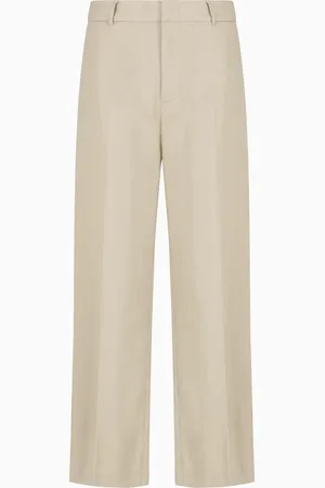 Armani Exchange Oversized cotton twill trousers