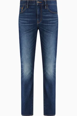 Armani Exchange J14 skinny fit jeans in stone washed cotton denim