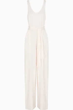 Armani Exchange Fluid viscose jumpsuit