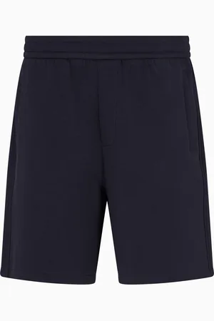 Armani Exchange Bonded cotton Bermuda shorts