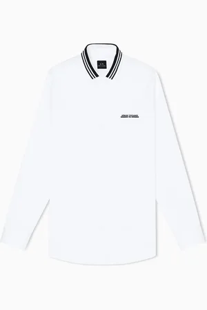 Armani Exchange Regular fit shirt with contrasting piping