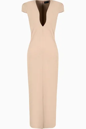Giorgio Armani Milano-stitch, viscose blend tube dress