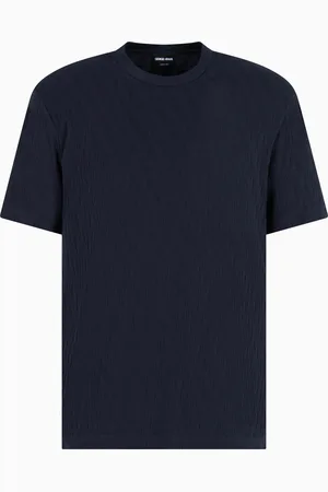 Giorgio Armani Stretch viscose-blend crew-neck T-shirt