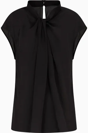 Giorgio Armani Blouse in washed silk double georgette