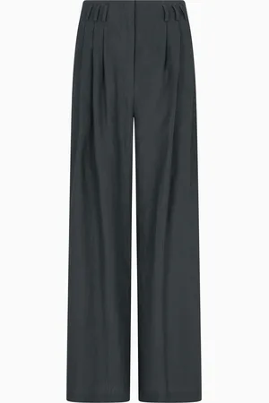 Giorgio Armani Wide-legged linen trousers