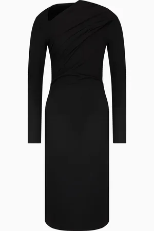 Giorgio Armani Viscose-blend Milano-stitch midi dress
